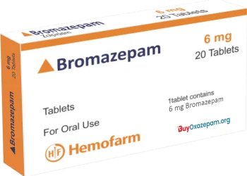 Bromazepam 6mg 20 Tablets