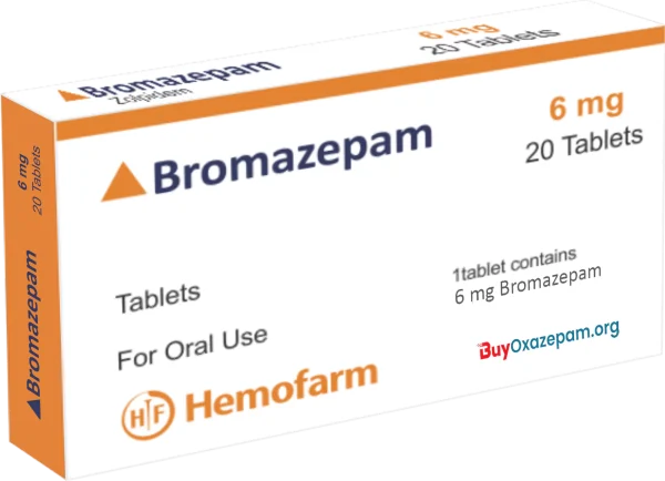 Bromazepam 6mg 20 Tablets