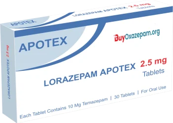 Lorazepam Apotex 2.5mg Tablets