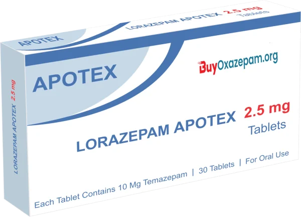 Lorazepam Apotex 2.5mg Tablets